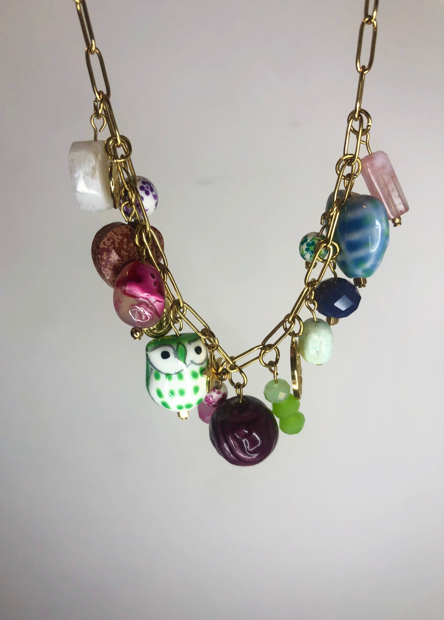Necklace with charms