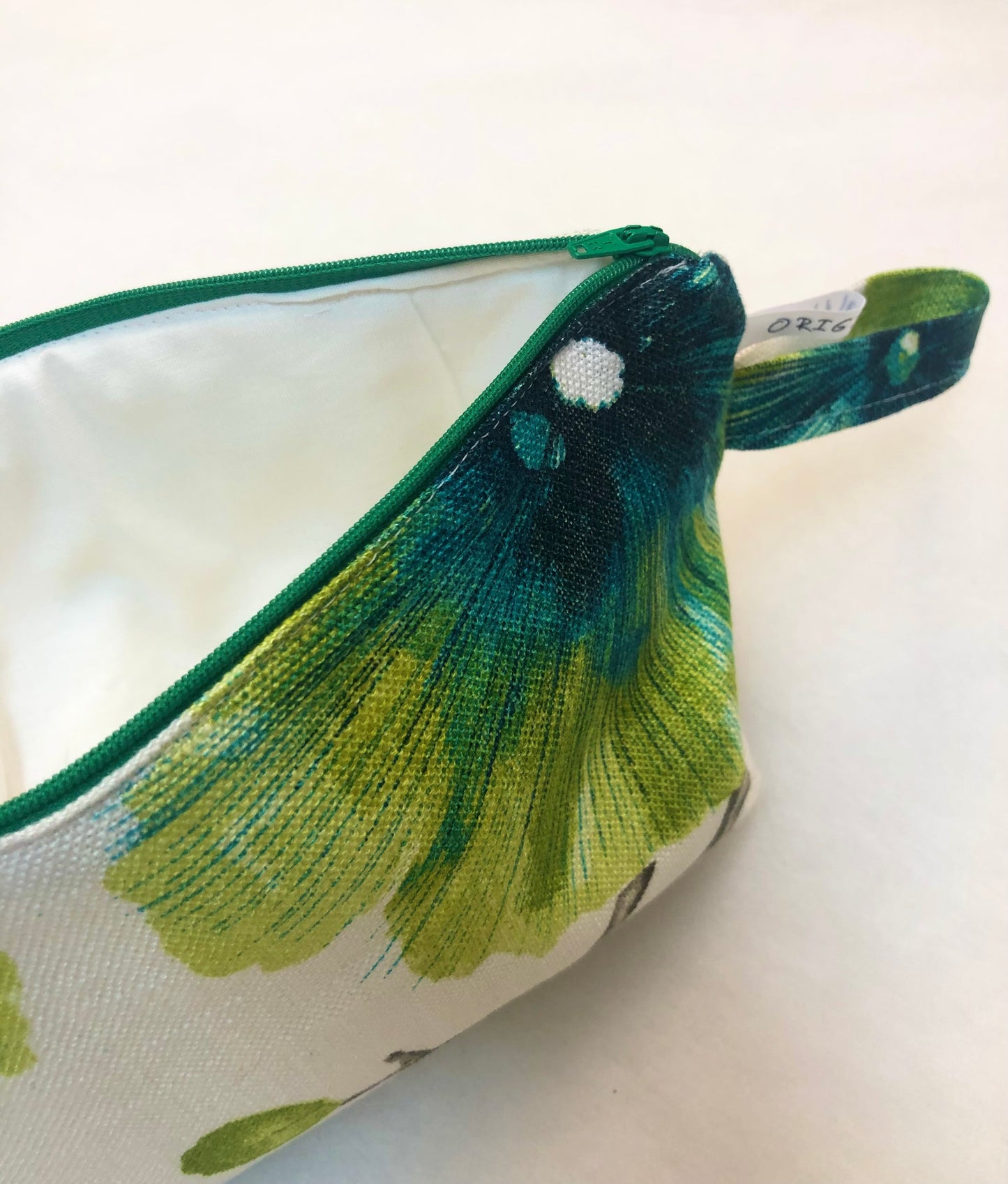 Padded Cosmetic zipped pouch.