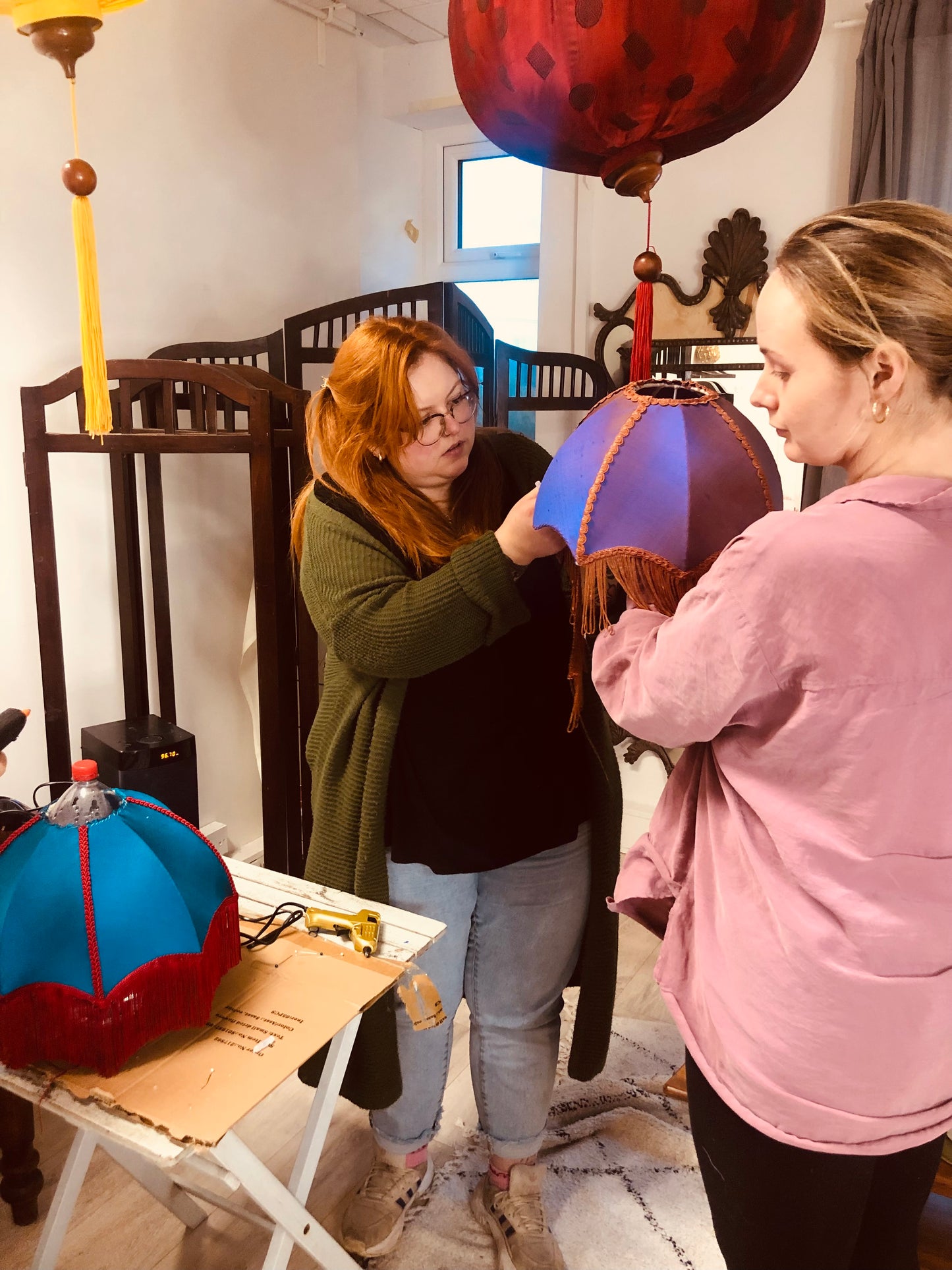 Lampshade Making workshop/soft Traditional shade