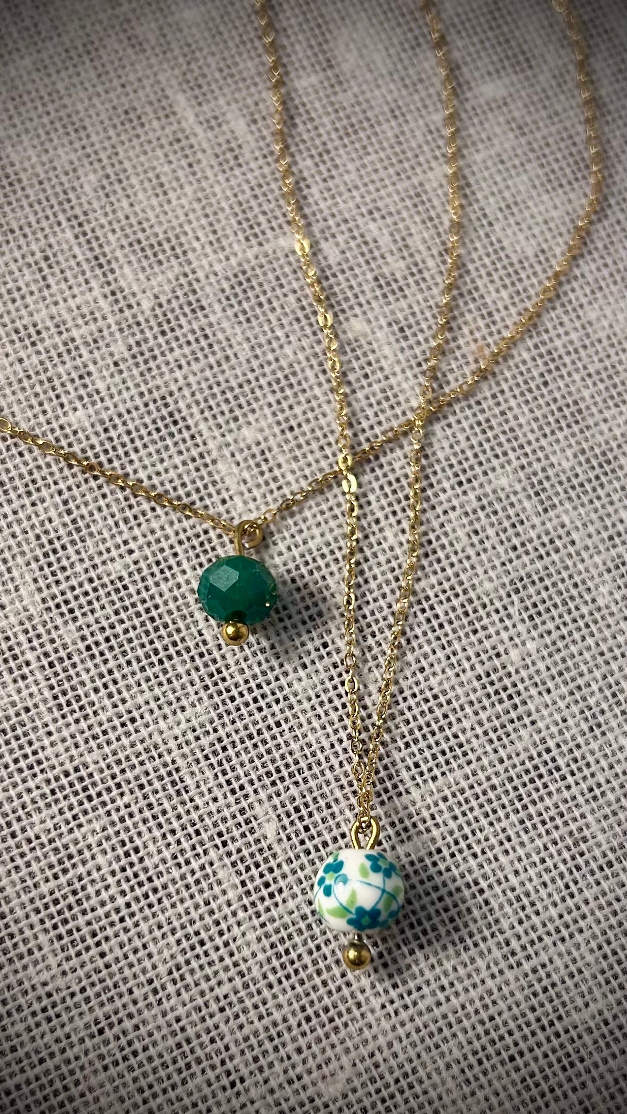 Porcelain pendants