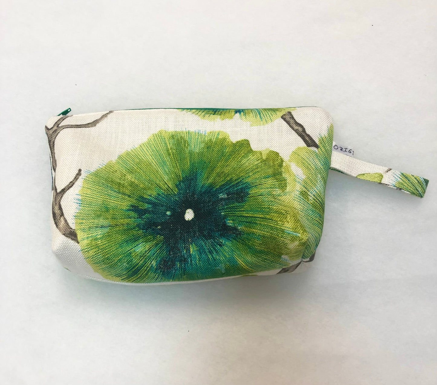 Padded Cosmetic zipped pouch.