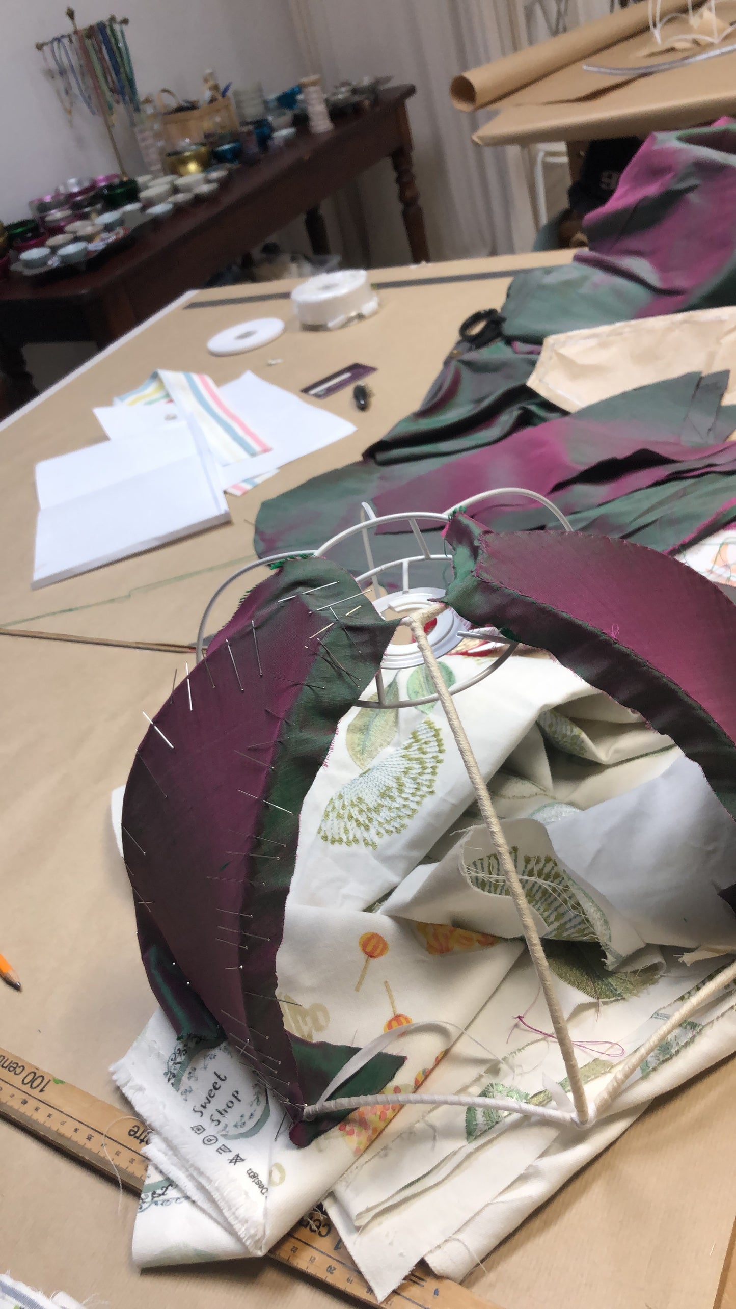 Lampshade Making workshop/soft Traditional shade