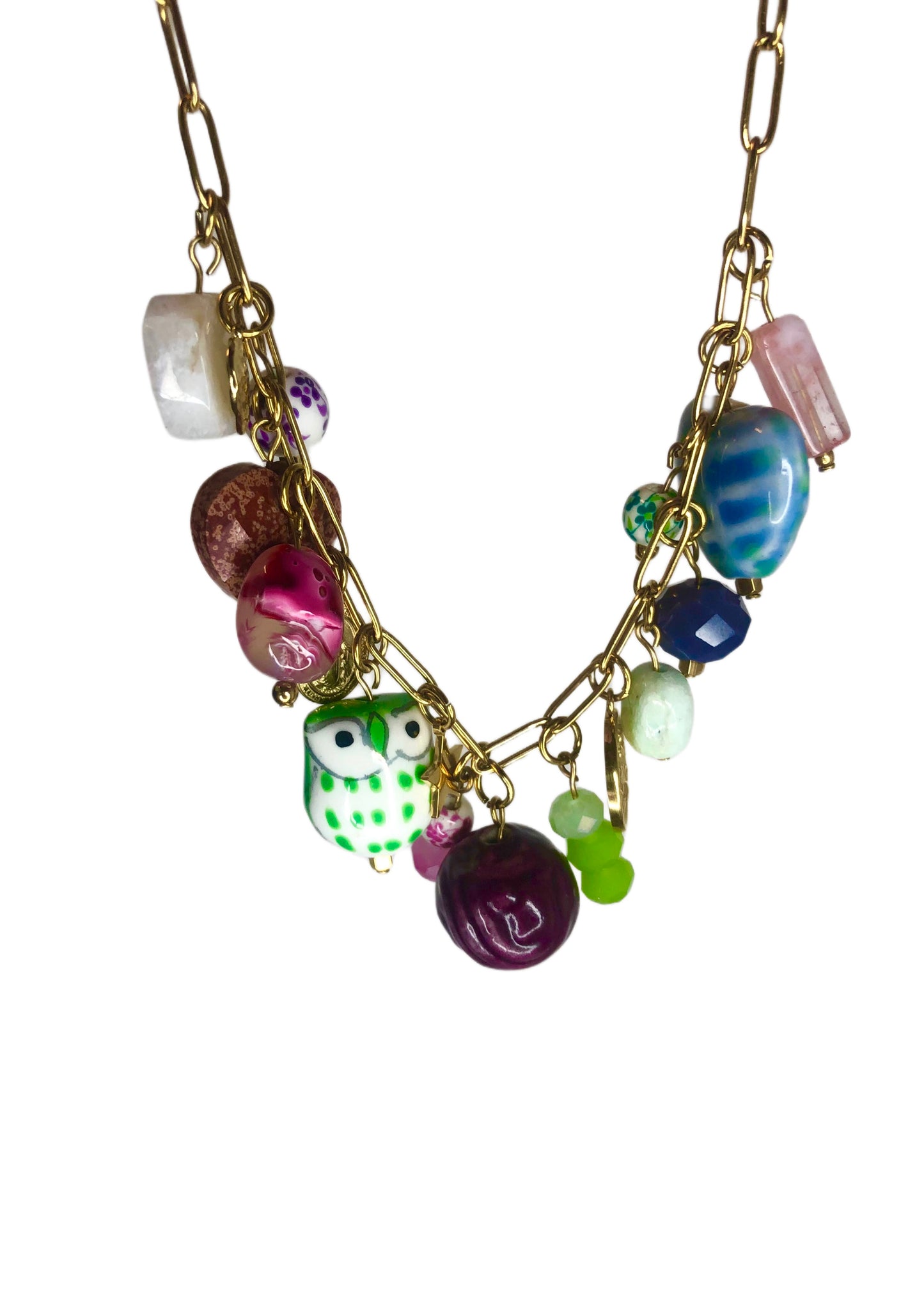 Necklace with charms