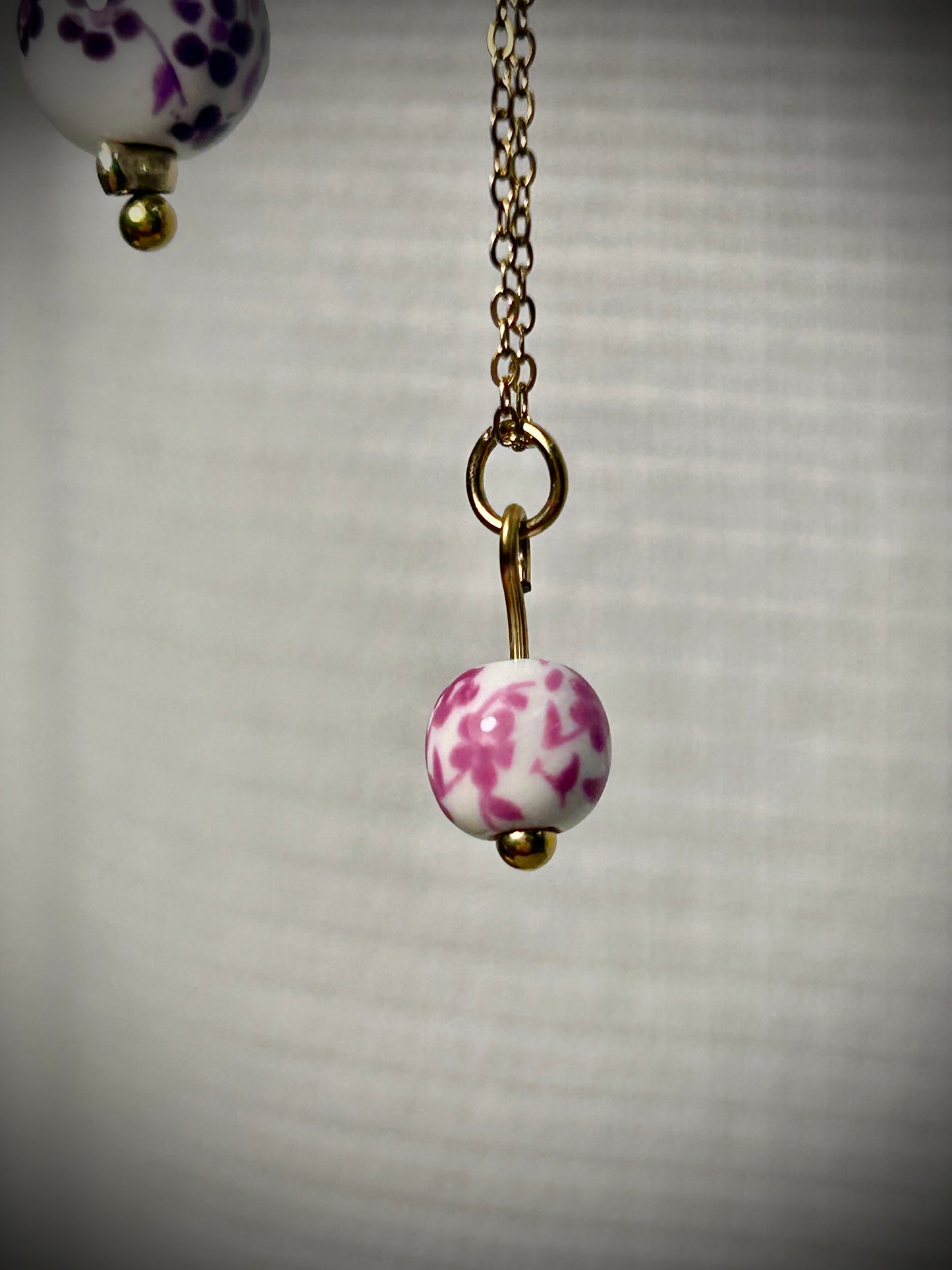Porcelain pendants