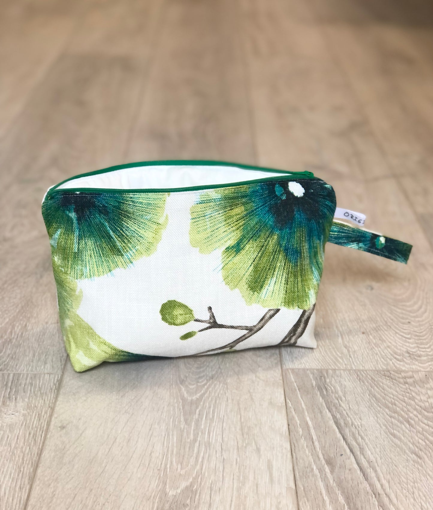 Padded Cosmetic zipped pouch.