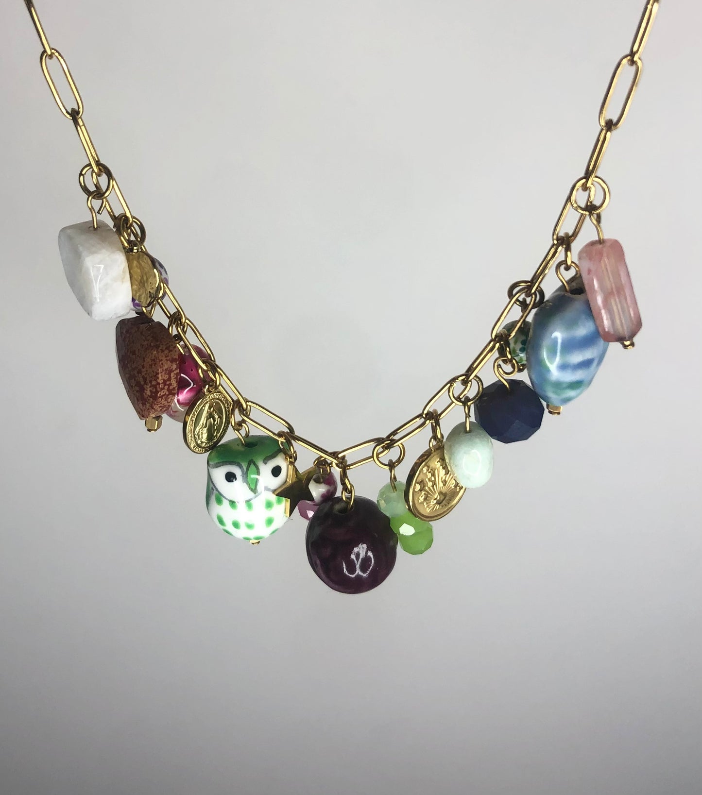 Necklace with charms