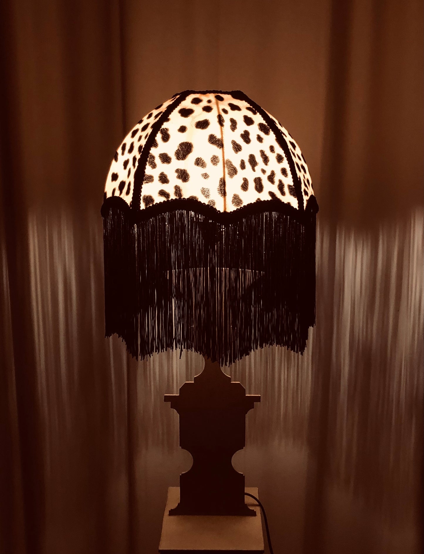 Lampshade animal print